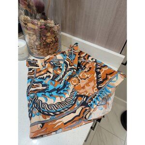 Chufy Unisex Bohemian Floral Organic Cotton Button Shorts Size XS